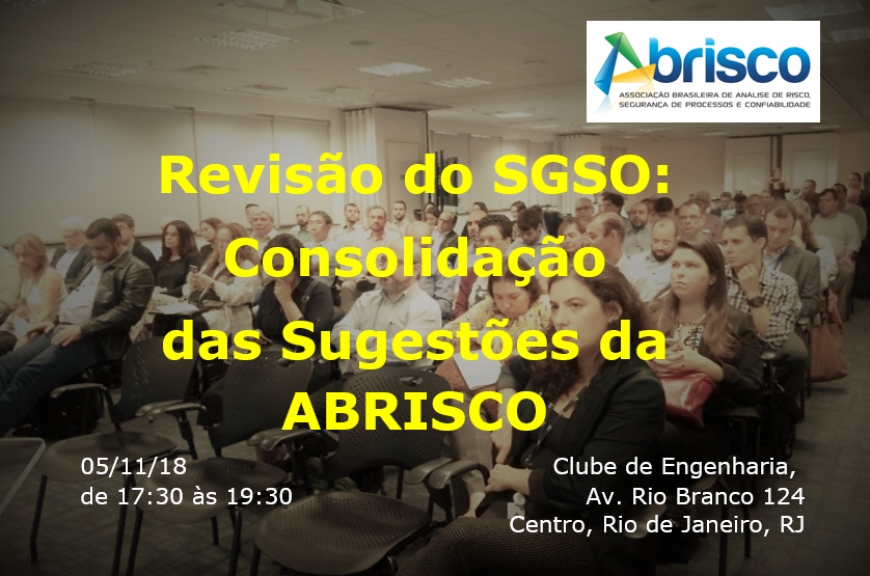 Revis&atilde;o do SGSO: Consolida&ccedil;&atilde;o das Sugest&otilde;es da ABRISCO