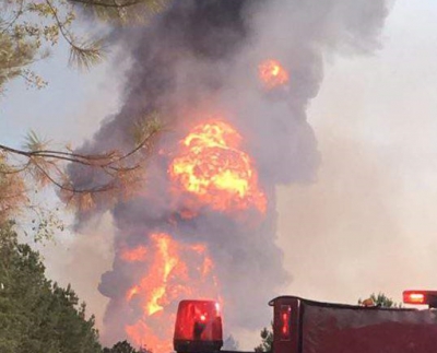 Explos&atilde;o no oleoduto da Colonial no Alabama causa uma fatalidade e seis feridos